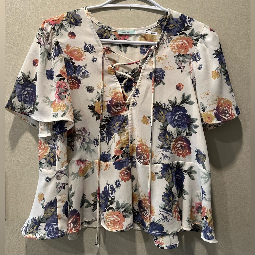 Floral Crop Kimchi Blue